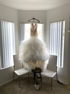 Matthew Christopher 'Adriana' wedding dress size-06 PREOWNED
