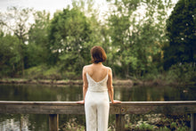 Load image into Gallery viewer, BHLDN &#39;Amsale Allison Jumpsuit&#39; wedding dress size-04 PREOWNED
