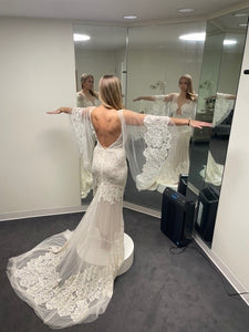 inbal dror '16-12' wedding dress size-08 NEW