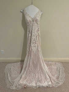 Allure Bridals 'C502' wedding dress size-06 PREOWNED