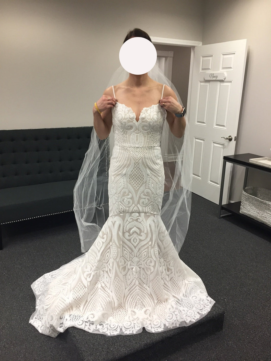 Hayley Paige 'West' wedding dress size-04 NEW