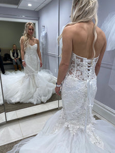 Pnina Tornai '4649' wedding dress size-00 NEW