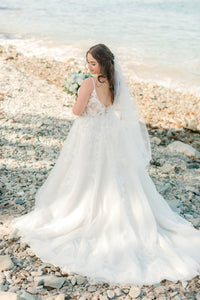 Mia Riley 'Penny' wedding dress size-14 PREOWNED