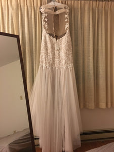Galina 'SWG 723' size 14 new wedding dress back view on hanger