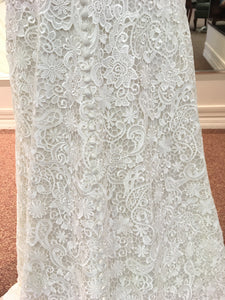 Maggie Sottero 'Rebecca Ingram Hope' size 14 used wedding dress view of material