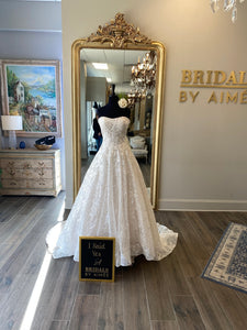 Eddy K. 'Sky 186' wedding dress size-04 NEW