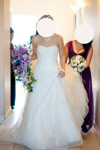 Vera Wang 'Ballgown ' wedding dress size-04 PREOWNED