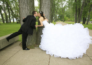 David's Bridal 'SWG492' wedding dress size-04 PREOWNED