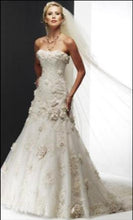 Load image into Gallery viewer, Maggie Sottero &#39;Rihanna Royale&#39; size 8 used wedding dress front view on model
