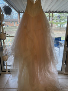 Vera Wang 'Strapless Tulle Ombre Ballgown' wedding dress size-10 NEW