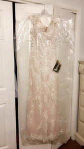 Essense of Australia 'D2205' size 12 new wedding dress front view on hanger