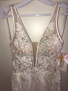 Mori Lee 'Malin' size 6 new wedding dress front view on hanger