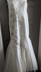 JUSTIN ALEXANDER '8917' wedding dress size-14 PREOWNED