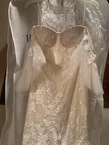BERTA '17-102' wedding dress size-08 NEW