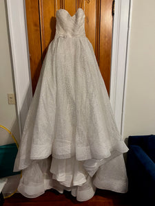 Lazaro 'Michelle Arniella-Cole' wedding dress size-08 PREOWNED