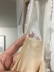 BHLDN 'Ariane' size 12 used wedding dress view of armpit