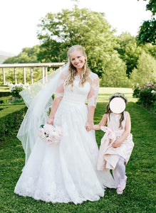 Monique Lhuillier 'Kate' wedding dress size-06 PREOWNED