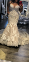 Load image into Gallery viewer, Enzoani &#39;Melanie&#39; size 10 new wedding dress front view on bride

