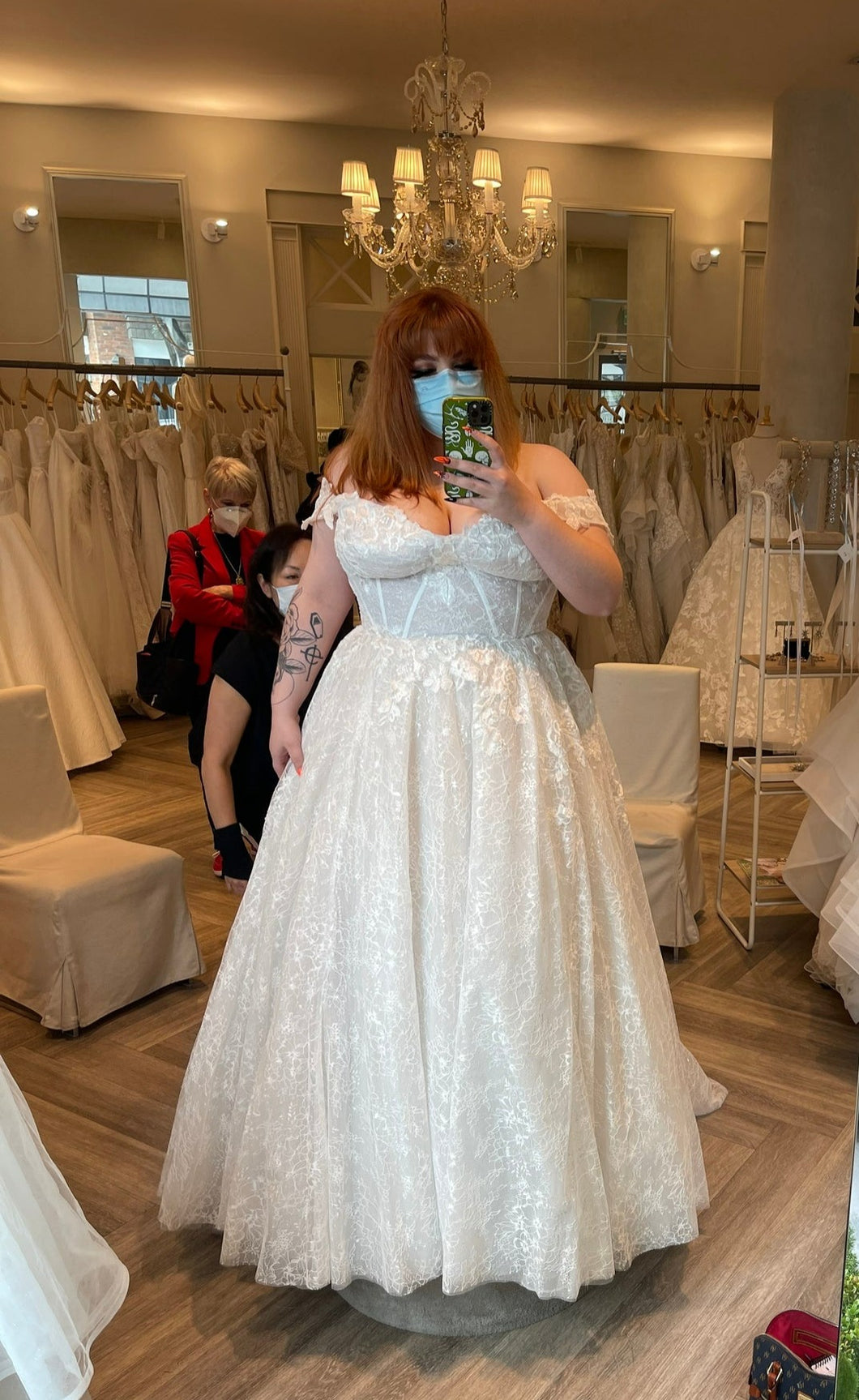 Hayley Paige 'Monet' wedding dress size-18 NEW