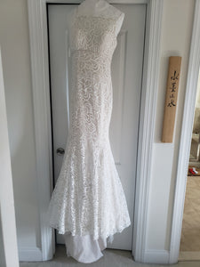 Lillian West '6480' wedding dress size-02 PREOWNED