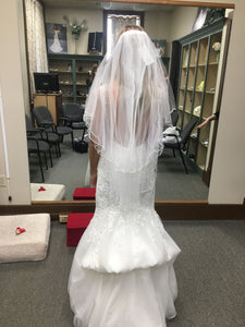 Maggie Sottero '7MN318' wedding dress size-02 PREOWNED