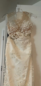 Viero Bridal  'Valentina' wedding dress size-04 PREOWNED