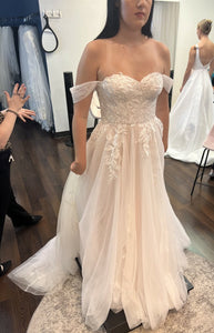 Brilliant Bridal 'Alli' wedding dress size-06 NEW