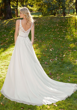 Load image into Gallery viewer, Mori Lee &#39;3214R Michelle&#39; size 10 new wedding dress back view on model

