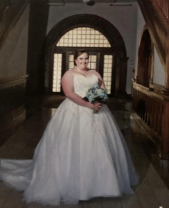 alfred angelo 'DISNEY TIANA' wedding dress size-22 PREOWNED