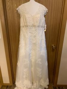 David's Bridal '13012289' wedding dress size-14 NEW