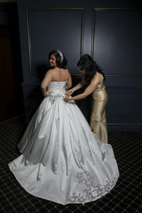 Pnina Tornai '4019' wedding dress size-08 PREOWNED