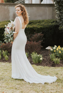 Enzoani 'Beautiful ' wedding dress size-08 PREOWNED
