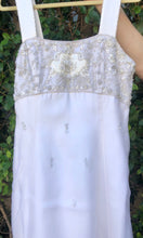 Load image into Gallery viewer, Melissa Sweet &#39;Beaded A-Line&#39; size 16 used wedding dress close up view
