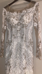 Stephen Yearick '14622' wedding dress size-06 PREOWNED