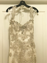 Load image into Gallery viewer, Designer Boutique &#39;Isabel&#39; size 6 new wedding dress front view close up on hanger
