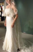 Load image into Gallery viewer, Pronovias &#39;Lace&#39; size 8 sample wedding dress front view on bride

