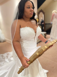 Allure Bridals '9717' wedding dress size-16 NEW