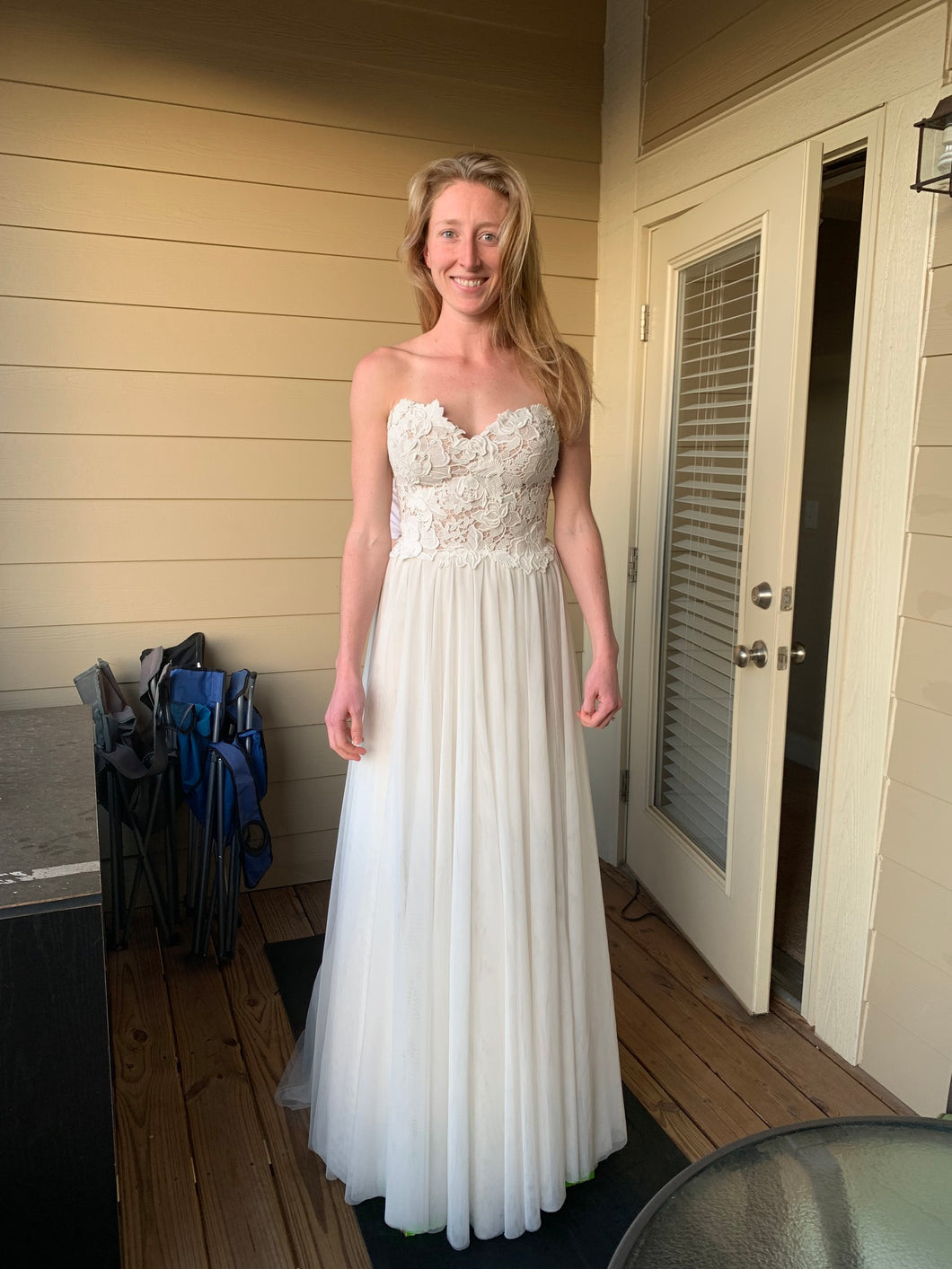 Liancarlo '6822' wedding dress size-04 PREOWNED