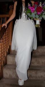 Mori Lee '5903' wedding dress size-06 PREOWNED