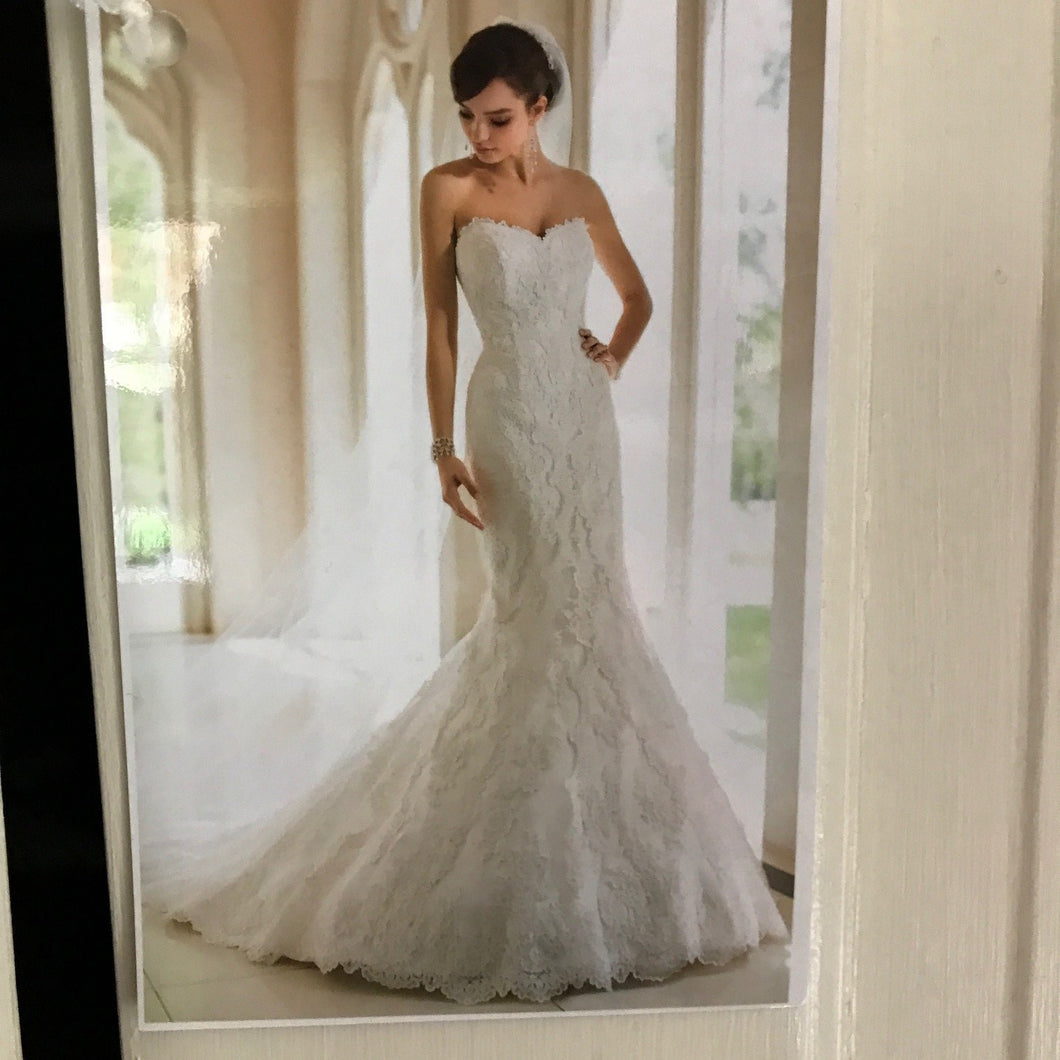 Stella York '5840' size 14 new wedding dress front view on model