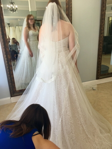 Sincerity '44055' wedding dress size-14 NEW