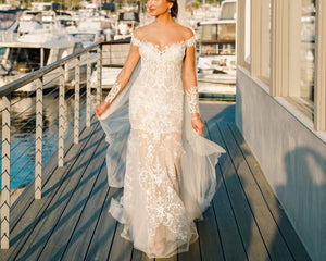 Nektaria 'Venice' wedding dress size-04 PREOWNED