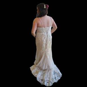 Oleg Cassini 'CWG957' wedding dress size-20 PREOWNED