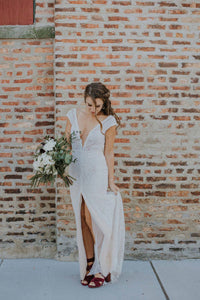 Emmy Mae Bridal 'Sage' wedding dress size-04 PREOWNED