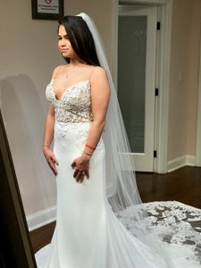 Enzoani 'Mckinley' wedding dress size-04 NEW