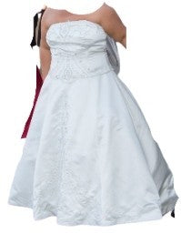 Priscilla of Boston 'Unknown' wedding dress size-14 PREOWNED