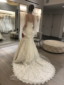 Pronovias 'Druida' wedding dress size-06 PREOWNED