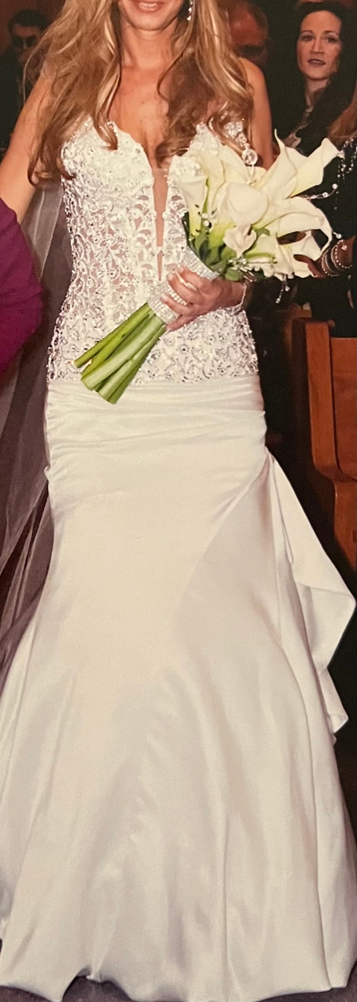 Pnina Tornai '4010' wedding dress size-06 PREOWNED
