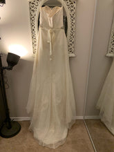 Load image into Gallery viewer, Modern Trousseau &#39;Ryan&#39; size 10 used wedding dress back view on hanger
