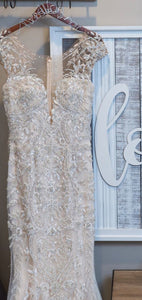 Stephen Yearick '14240' wedding dress size-10 PREOWNED